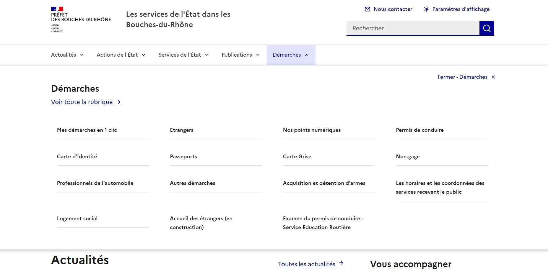Site internet de la préfecture de Digne-les-Bains